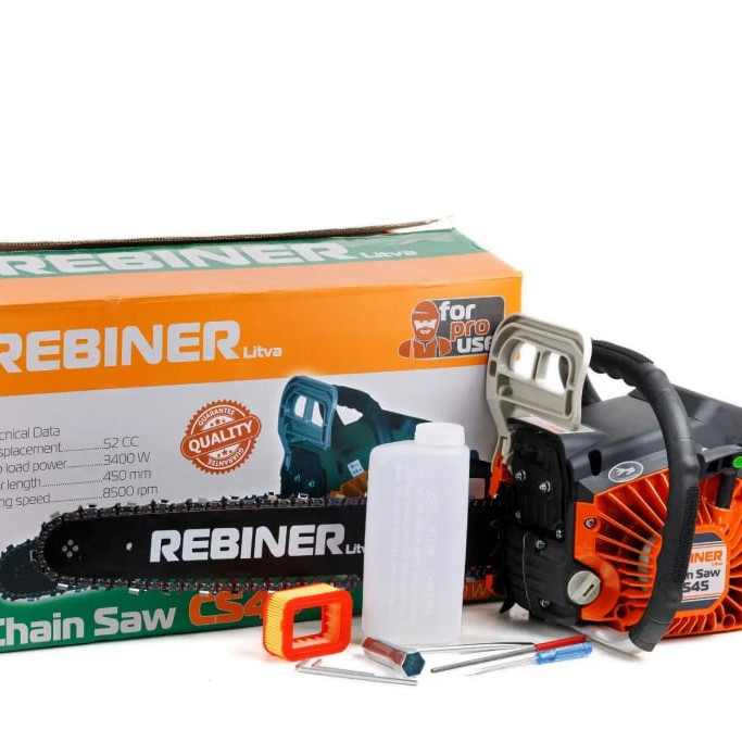 Бензопила Rebiner CS45 (45 см, 2100 Вт)