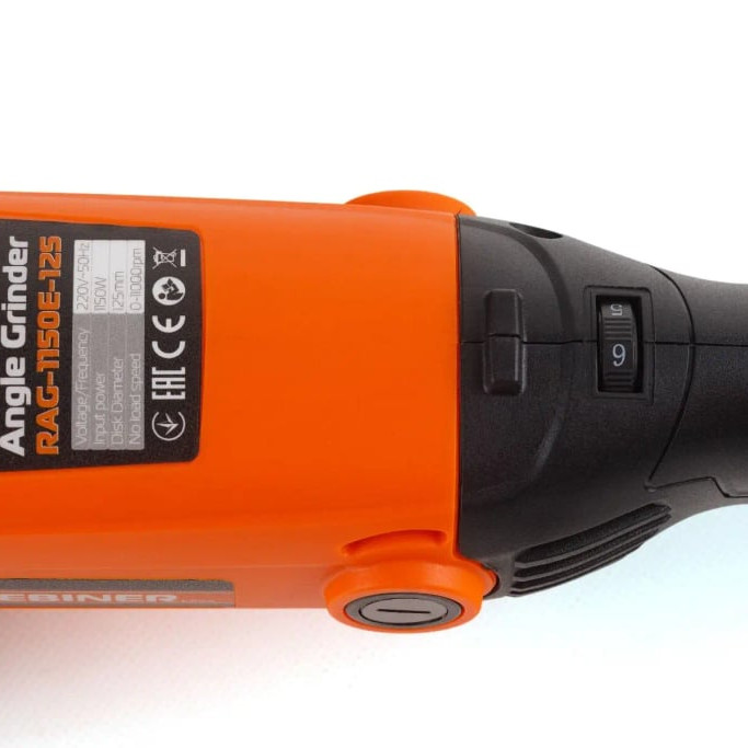 Кутова шліфмашина Rebiner RAG-1150E (125 мм)