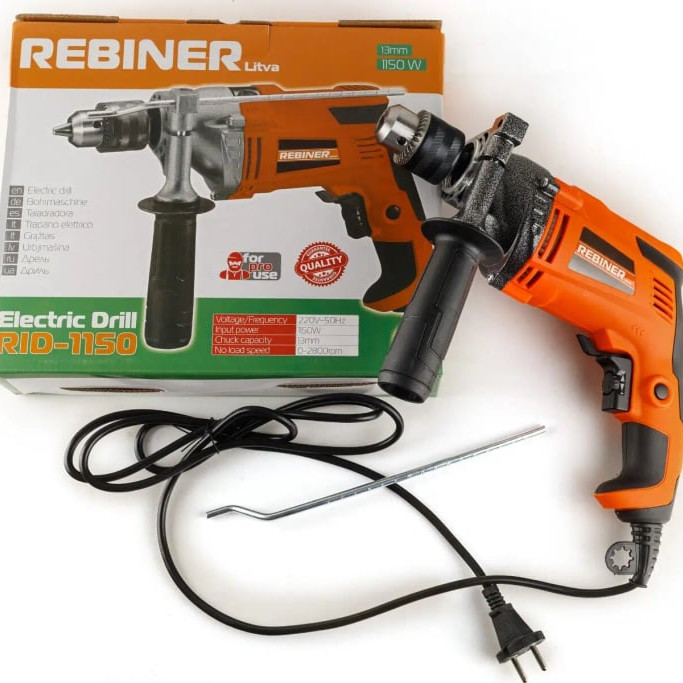 Дриль ударний Rebiner RID-1150