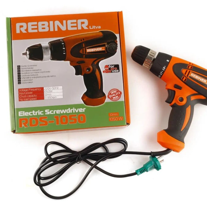 Шуруповерт мережевий Rebiner RDS-1050