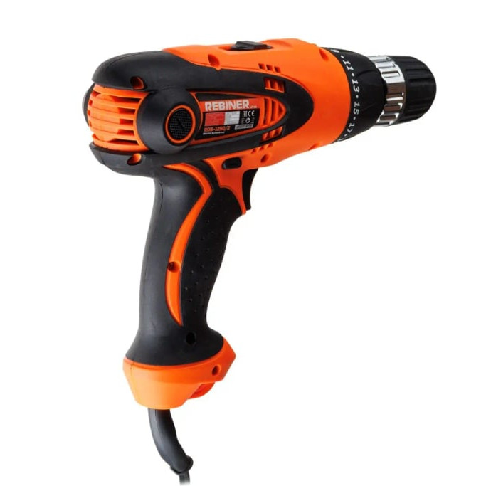 Шуруповерт мережевий Rebiner RDS-1250 двошвидкісний