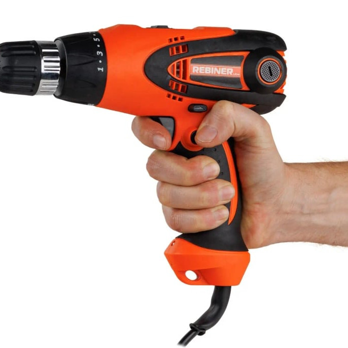 Шуруповерт мережевий Rebiner RDS-1250 двошвидкісний