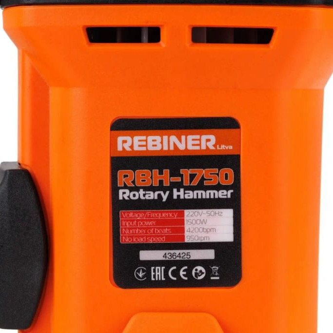 Перфоратор бочковий Rebiner RBH-1750