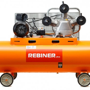 Компресор трициліндровий Rebiner 120 л (4.5 кВт, 620 л/хв, 220 В)