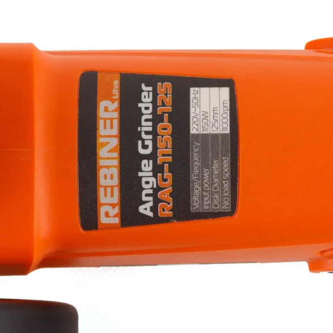 Кутова шліфмашина Rebiner RAG-1150 (125 мм)