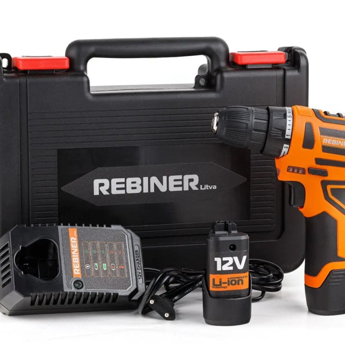 Шуруповерт акумуляторний Rebiner RAD-12LiSL
