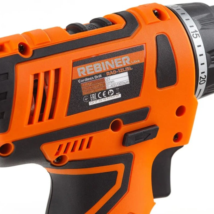 Шуруповерт акумуляторний Rebiner RAD-12LiSL