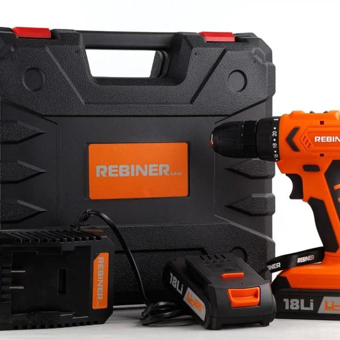 Шуруповерт акумуляторний Rebiner RAD-18LiSL