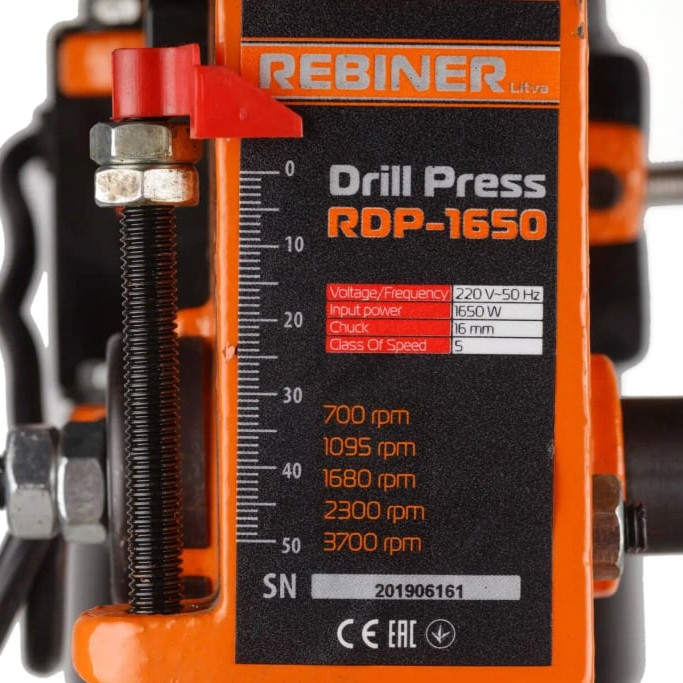 Свердлильний верстат Rebiner RDP-1650