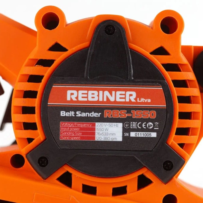 Стрічкова шліфувальна машина Rebiner RBS-1550