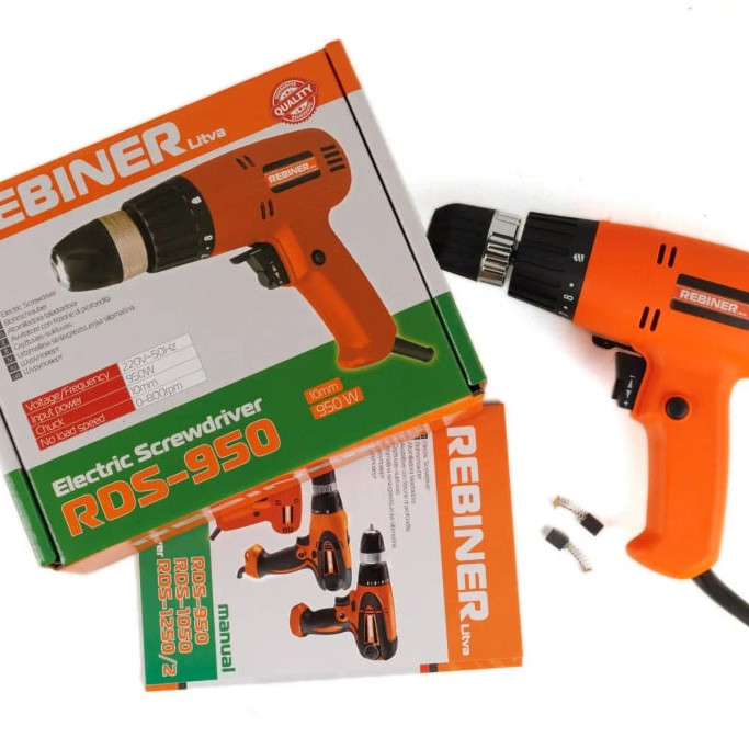 Шуруповерт мережевий Rebiner RDS-950