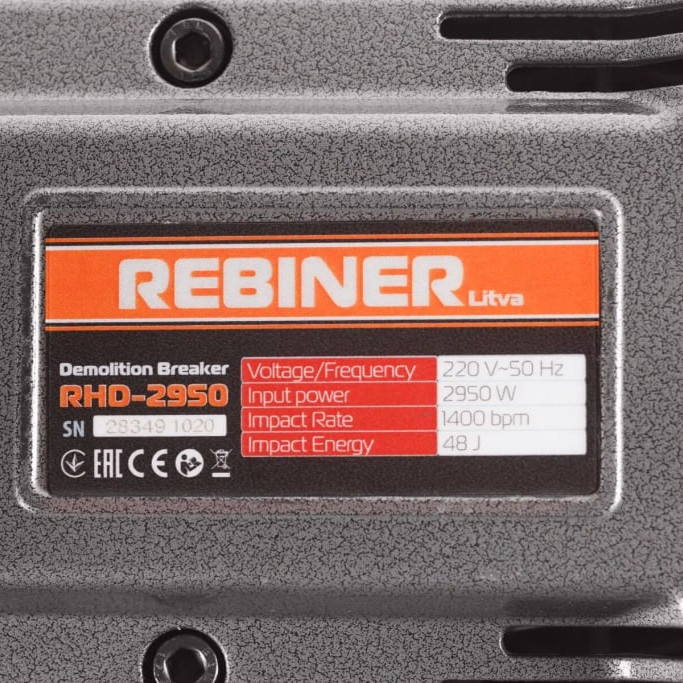 Відбійний молоток Rebiner RHD-2950