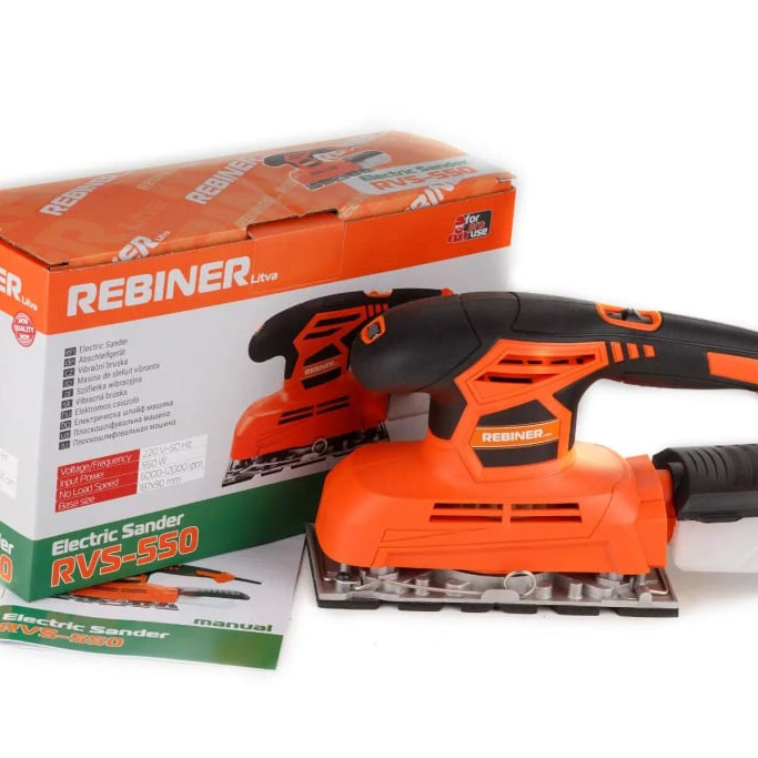 Вібраційна шліфмашина Rebiner RVS-550