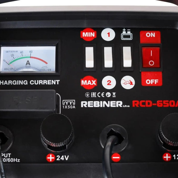 Пуско-зарядний пристрій Rebiner RCD-650A