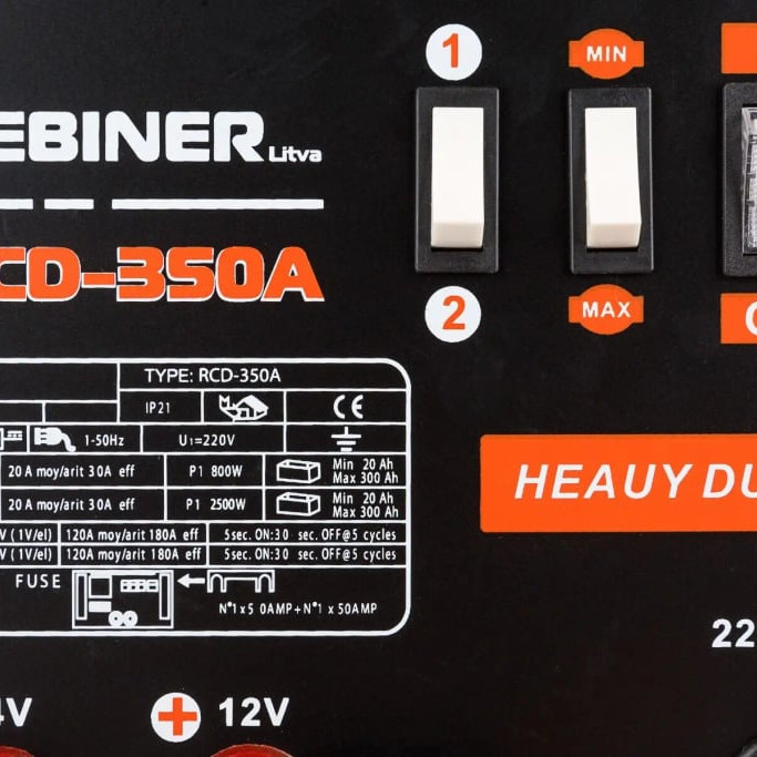 Пуско-зарядний пристрій Rebiner RCD-350A