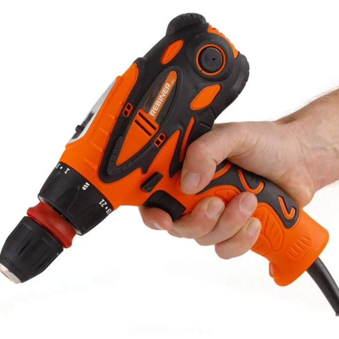 Шуруповерт мережевий Rebiner RDS-1350 DFR двошвидкісний