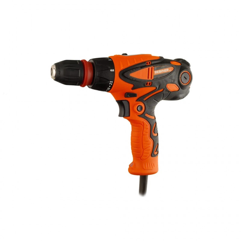 Шуруповерт сетевой Rebiner RDS-1350 DFR двухскоростной