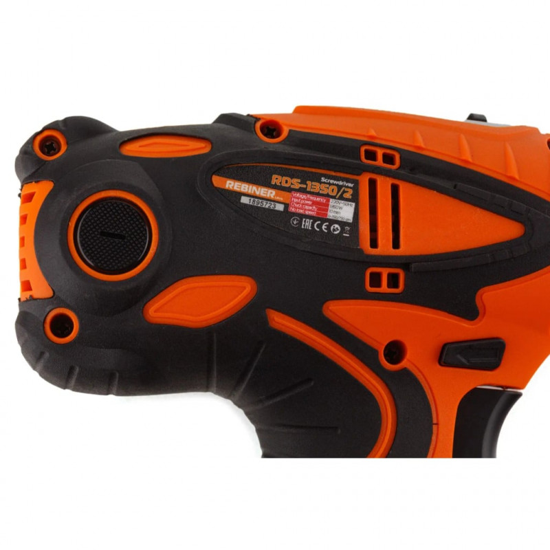 Шуруповерт сетевой Rebiner RDS-1350 DFR двухскоростной