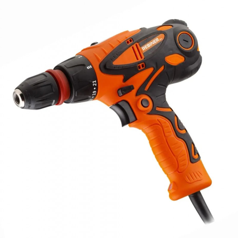 Шуруповерт мережевий Rebiner RDS-1350 DFR двошвидкісний