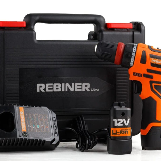 Шуруповерт акумуляторний Rebiner RAD-12LiSL DFR