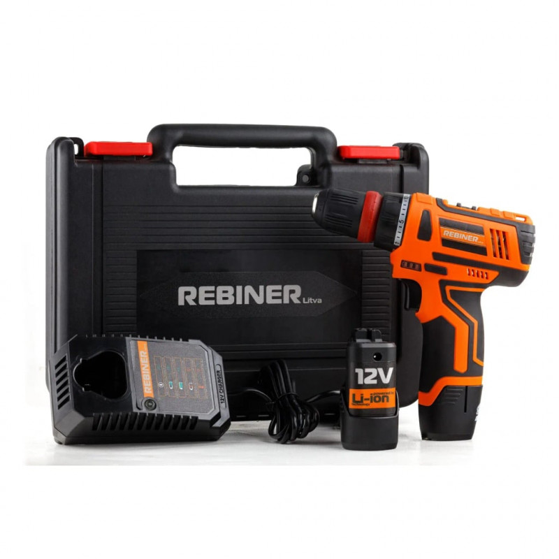 Шуруповерт акумуляторний Rebiner RAD-12LiSL DFR
