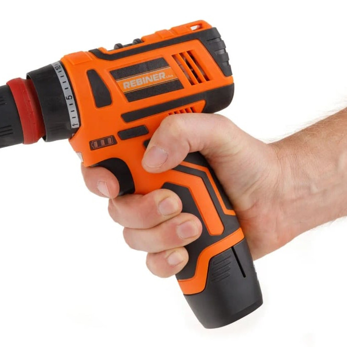Шуруповерт акумуляторний Rebiner RAD-12LiSL DFR