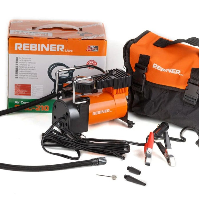 Компресор автомобільний Rebiner RAC-210