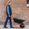 Тачка будівельна Rebiner 110 л з пластиковим коритом