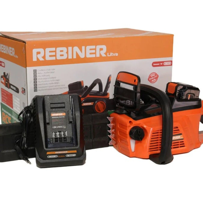 Акумуляторна ланцюгова пила Rebiner RCS-40Li