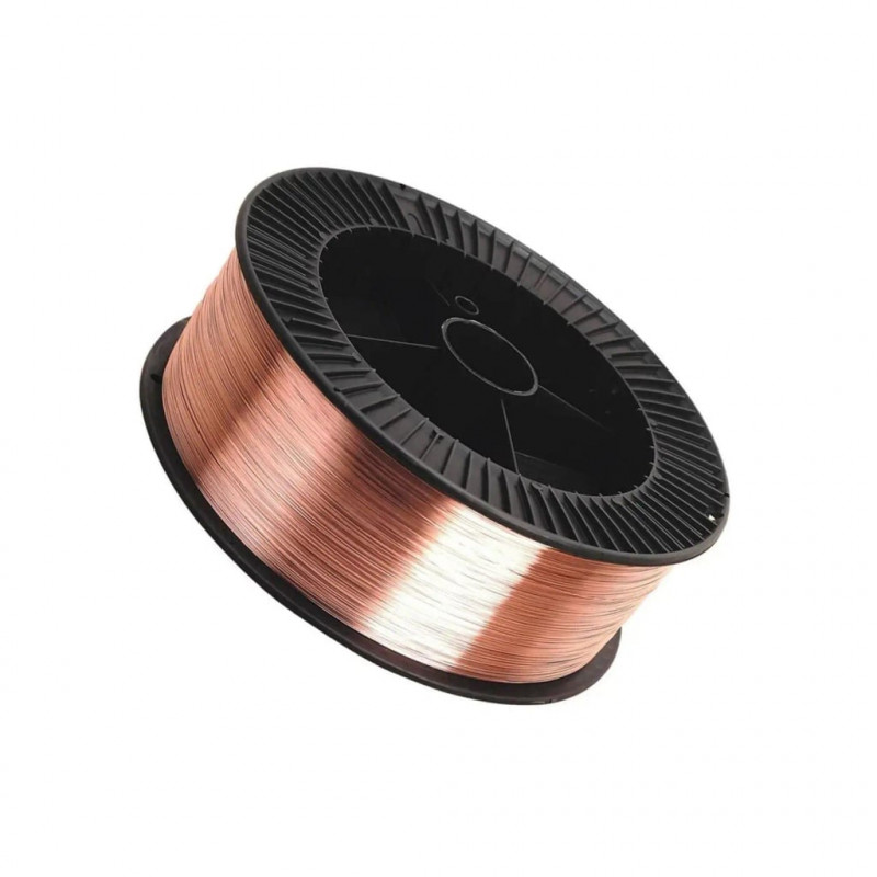 Дріт зварювальний 0.8 мм 5 кг обміднений Rebiner RER-70