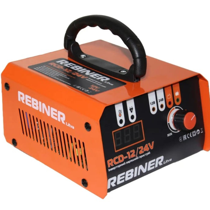 Інверторний зарядний пристрій Rebiner RCD-12/24V