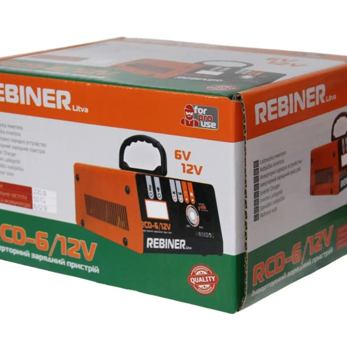 Инверторное зарядное устройство Rebiner RCD-6/12V