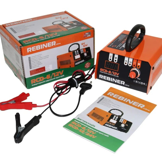 Инверторное зарядное устройство Rebiner RCD-6/12V