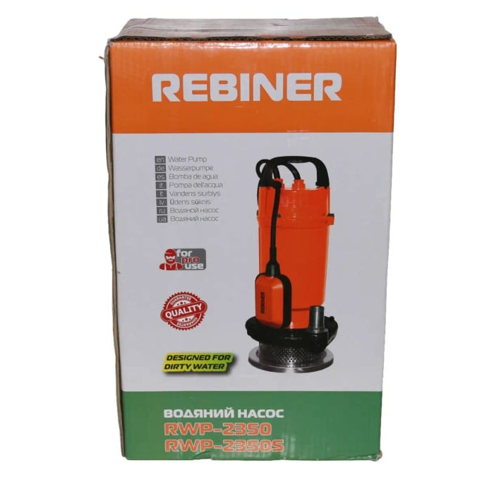 Дренажний насос Rebiner RWP-2350 (для чистої води)